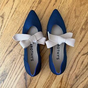Rothy's Sapphire Mary Jane Flat